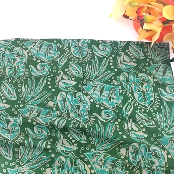 PETER HOE Decorative Table Napkins and Ring Holders 4 Pc Set Green  21"x21" NWOT - Picture 7 of 9